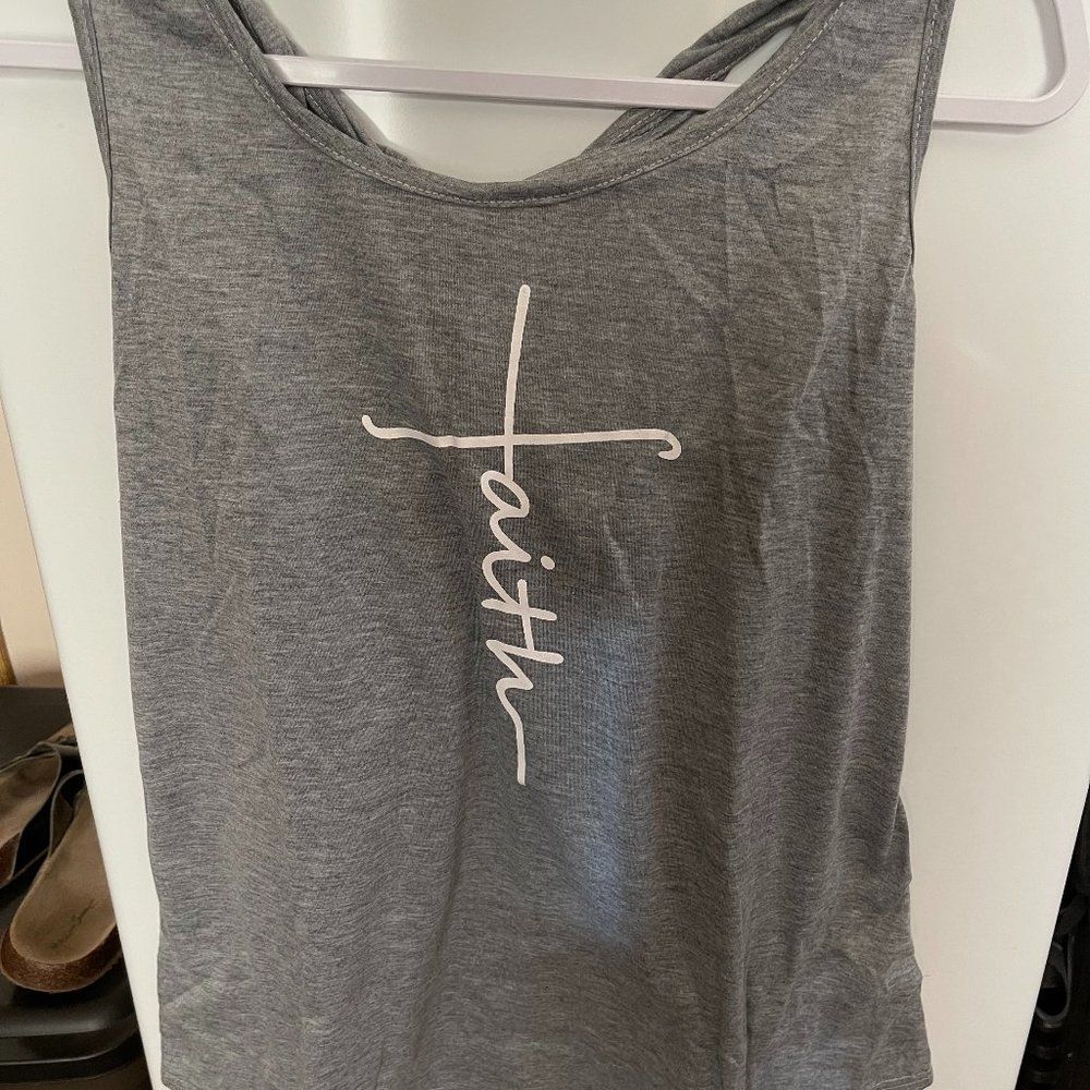'Faith' Tank top large